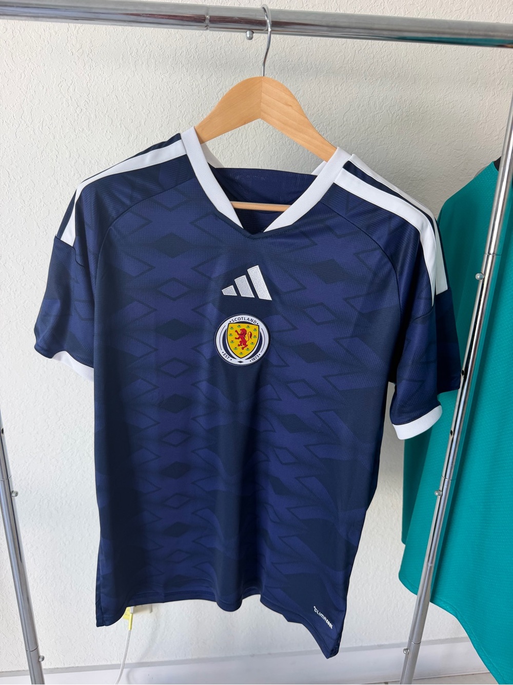 Adidas Scotland 2026 Home Soccer Jersey Men’s Large L Navy Blue KE4085